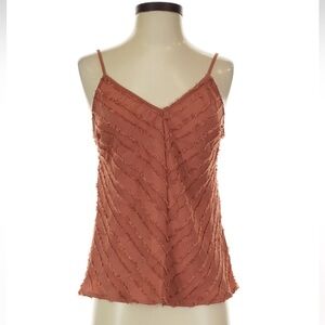 NWOT: Free People Fade Away Textured Chevron Boho Tank Top• Small